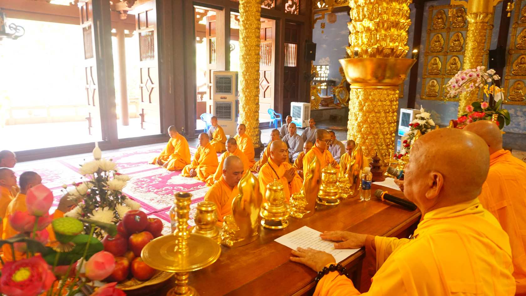 Quy Nhơn chư Tăng An cư tại tổ đình Minh Tịnh